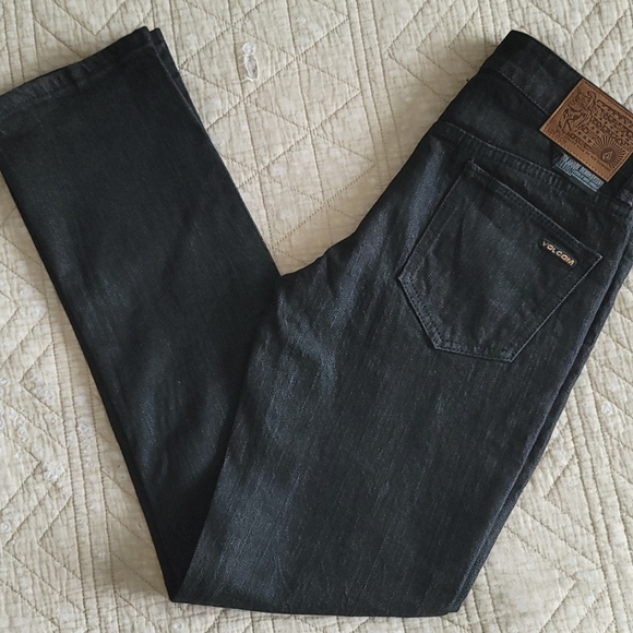NEW Volcom Vorta Slim Straight Jeans, Size 26 (12Y) - Picture 1 of 4